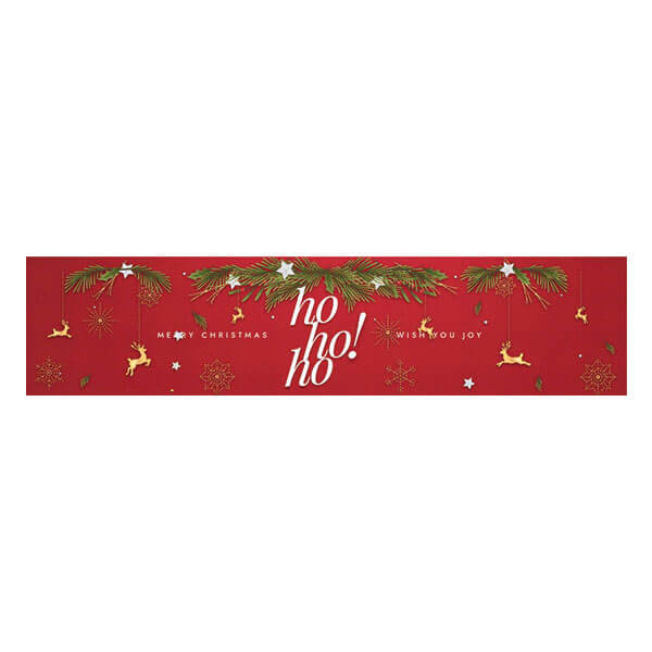 Christmas party bottle label sticker
